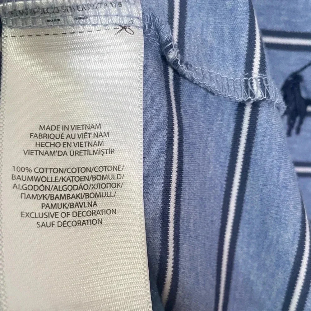Polo Ralph Lauren Blue Striped Shirt, Size XL Classic fit